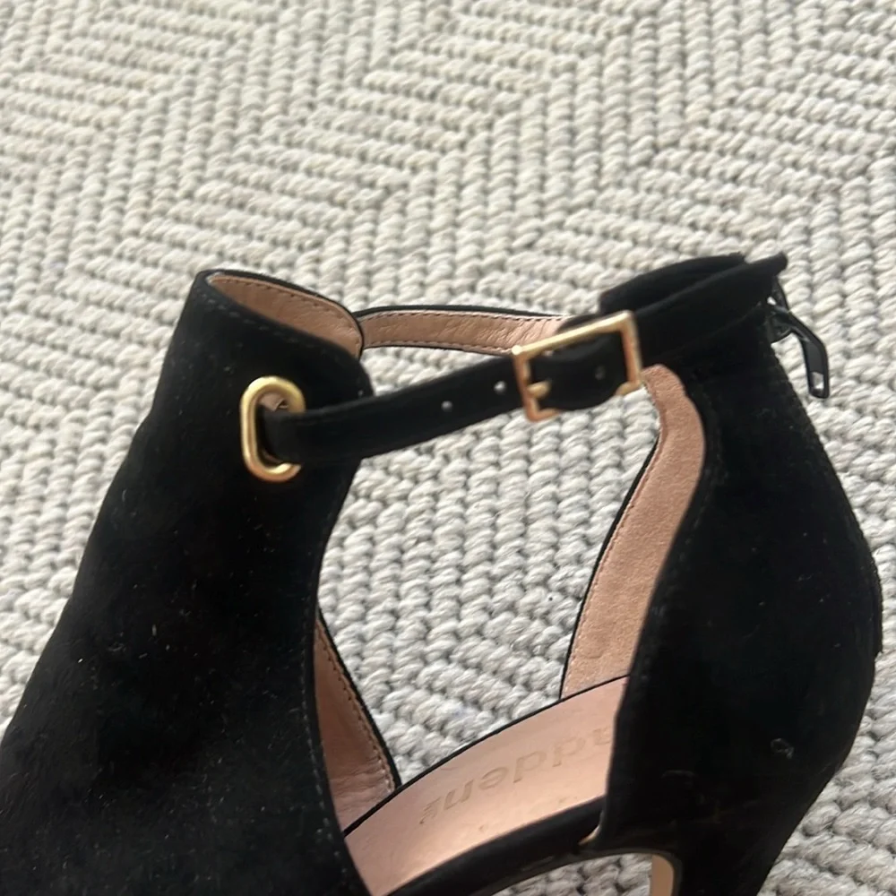 Elegant Black High Heel Sandals